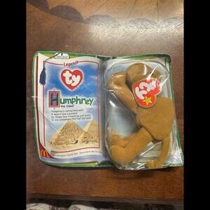 TY Teenie Beanie Babies LEGENDS HUMPHREY THE CAMEL - McDonald's  - 2000